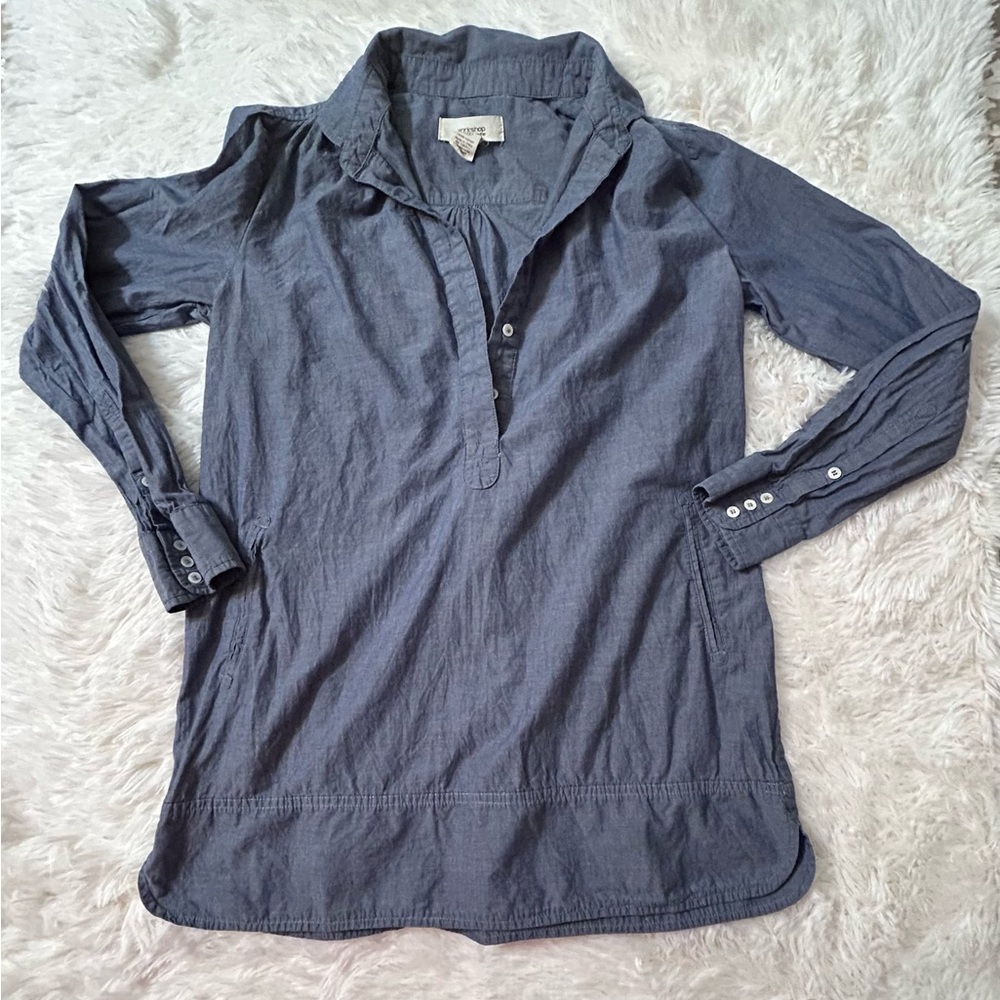 Andrea Jovine Gray Cotton Shirt
